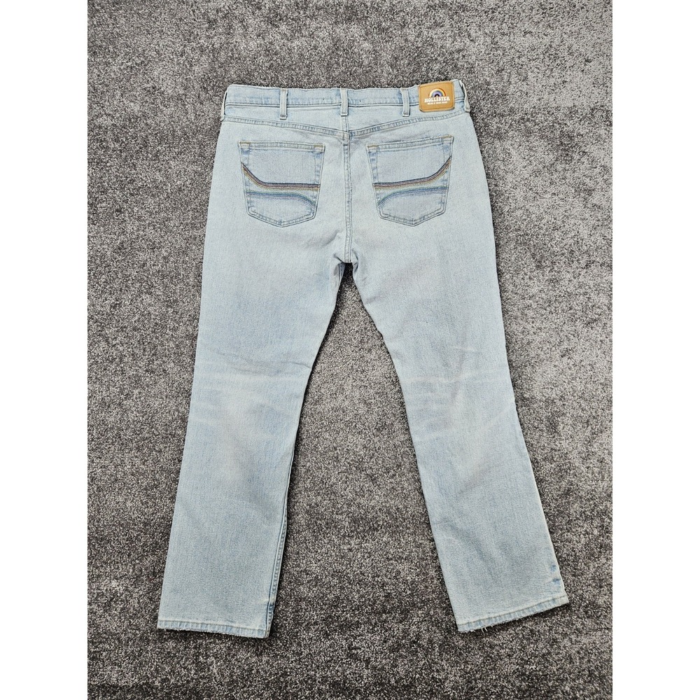 Hollister Pride Jeans Men's 36x32 Vintage Straight Epic Flex Distressed Denim